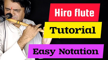 Hiro Flute Tutorial | Easy Notes | Hiro Theme Flute Notation | Nil Flutes