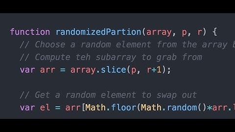 Randomized QuickSort Algorithm - ProgrammingTIL Algorithms Video Tutorial Screencast 0007