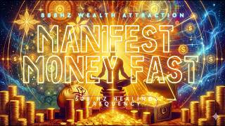 888Hz Wealth Attraction ✨ 528Hz Healing Frequency | Manifest Money Fast