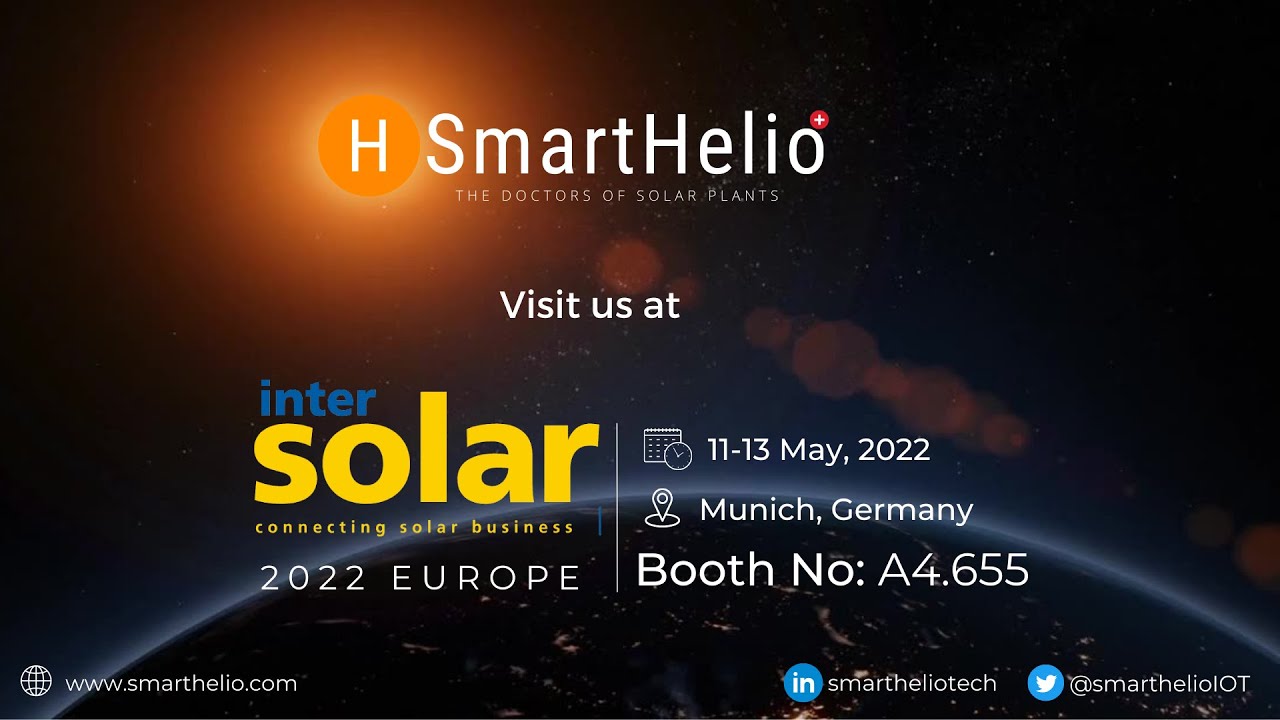 SmartHelio Team at InterSolar 2022