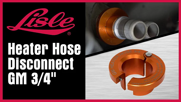 39190 // Heater Hose Disconnect GM 3/4"