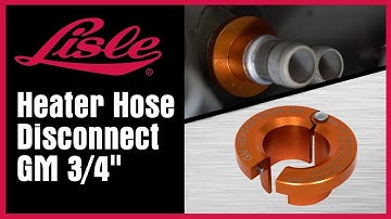 39190 // Heater Hose Disconnect GM 3/4"