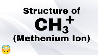 Structure of CH3+ ion | Methenium ion | In english | Carbocation