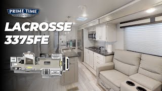 Tour the 2023 Lacrosse 3375FE Travel Trailer by Prime Time RV