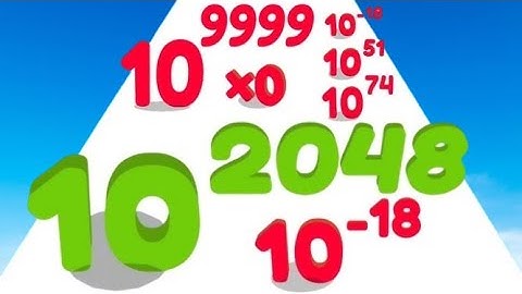 Big Number Run And Merge, All Levels ASMR Infinity Math game - Top Satisfying Mobile Game.