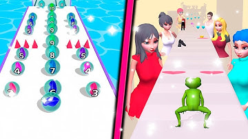 Marble Run 3D Vs FrogPrince Rush All Levels Android iOS Gameplay Walkthrough 4K Nr 96