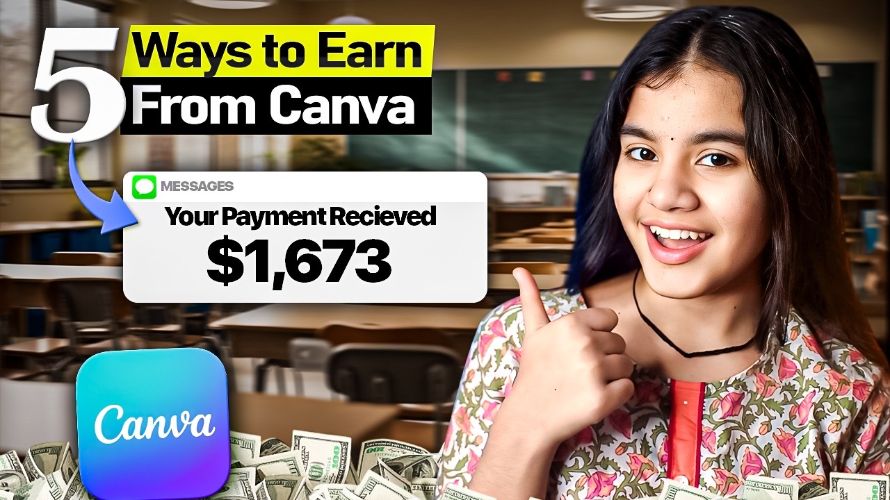 5 Ways To Earn Money From Canva (Beginner to Pro Guide) - YouTube