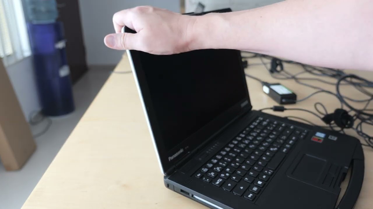 Panasonic CF-54-2 on Windows 7 - YouTube