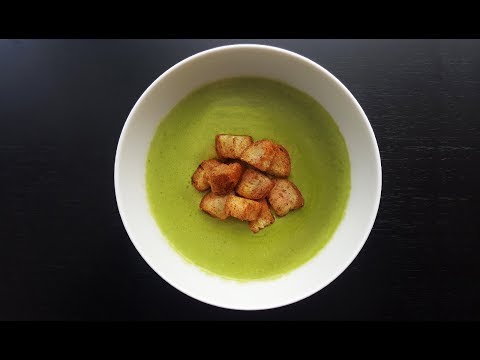 Video: Pea Soup With Melted Cheese - A Recipe With A Photo Step By Step