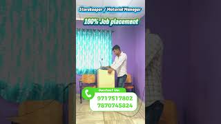 Storekeeper & Material Management Course with SAP | 100% job placement |Excel Technical Institute