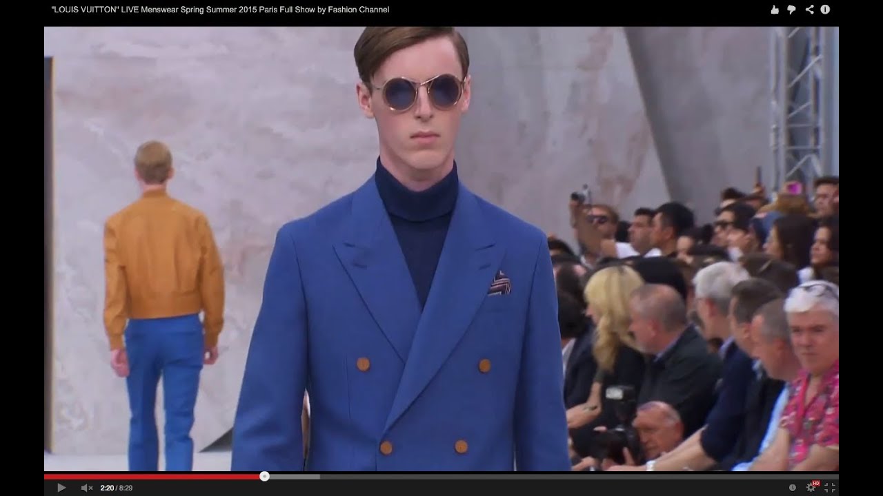 "LOUIS VUITTON" LIVE Menswear Spring Summer 2015 Paris Full Show by Fashion Channel