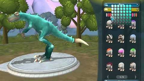 How to make a t-rex in spore part 2/2