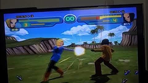 Dragon Ball Z Budokai(Gamecube)-Android 18 vs Android 17
