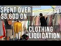 Spent $3600 On A Clothing Liquidation Pallet! #liquidation #sellonline