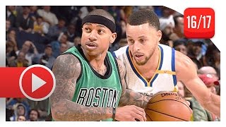 Isaiah Thomas vs Stephen Curry PG Duel Highlights (2017.03.08) Celtics vs Warriors - SICK!