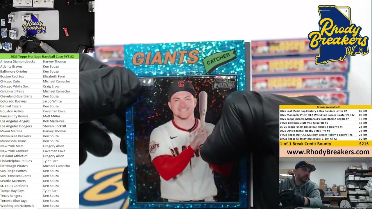 2026 Topps Heritage Baseball Full Case PYT #2