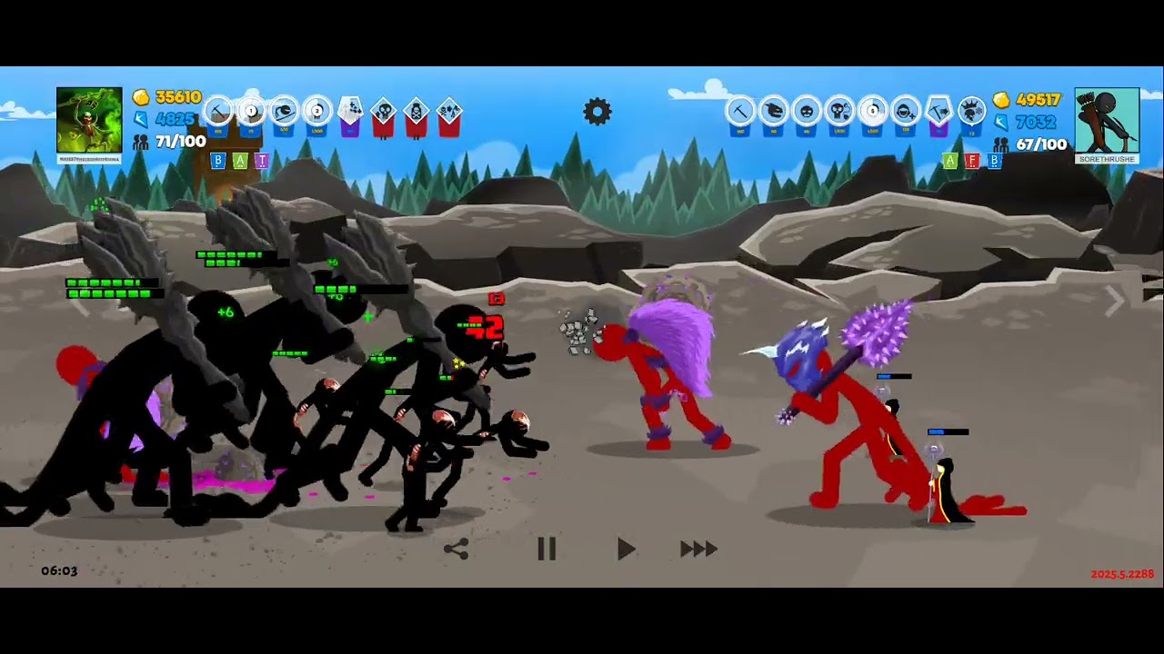 Zombie vs stone giant