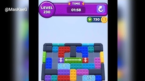 Color Block Jam Level 230 | Walkthrough Solution