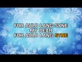 New Year's Eve Song - Auld Lang Syne (Karaoke)