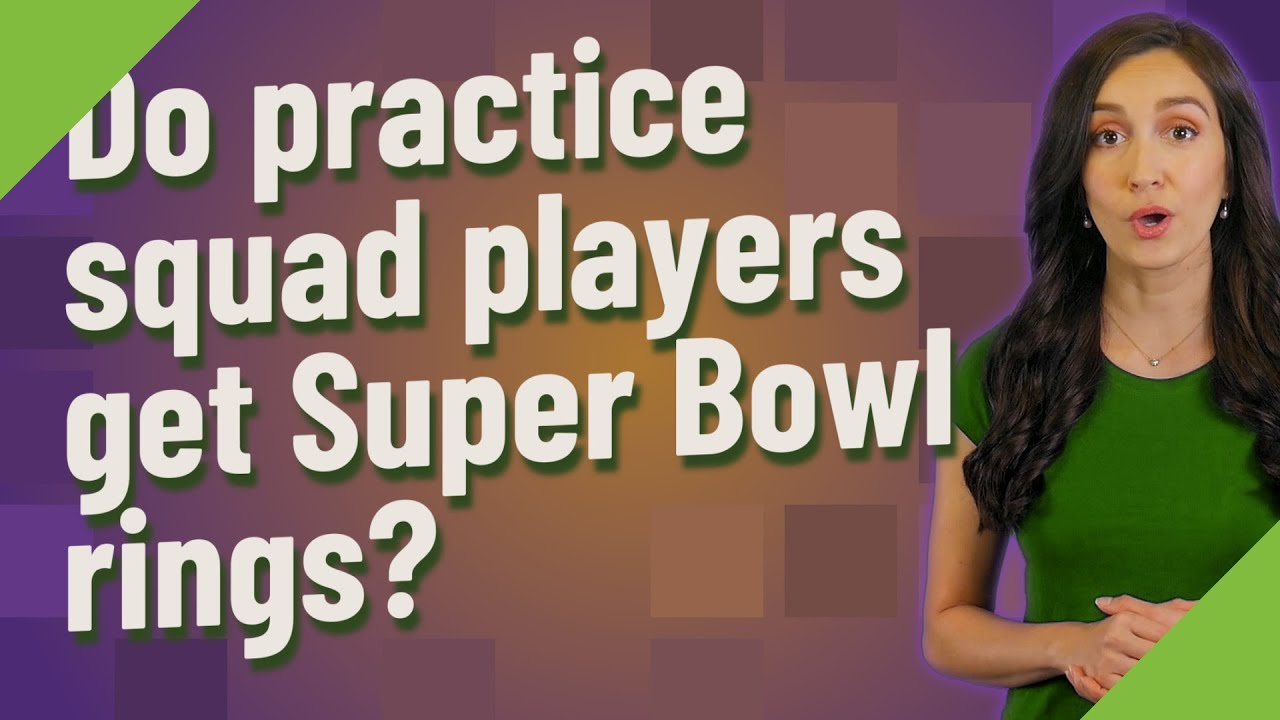 Do practice squad players get Super Bowl rings? - YouTube