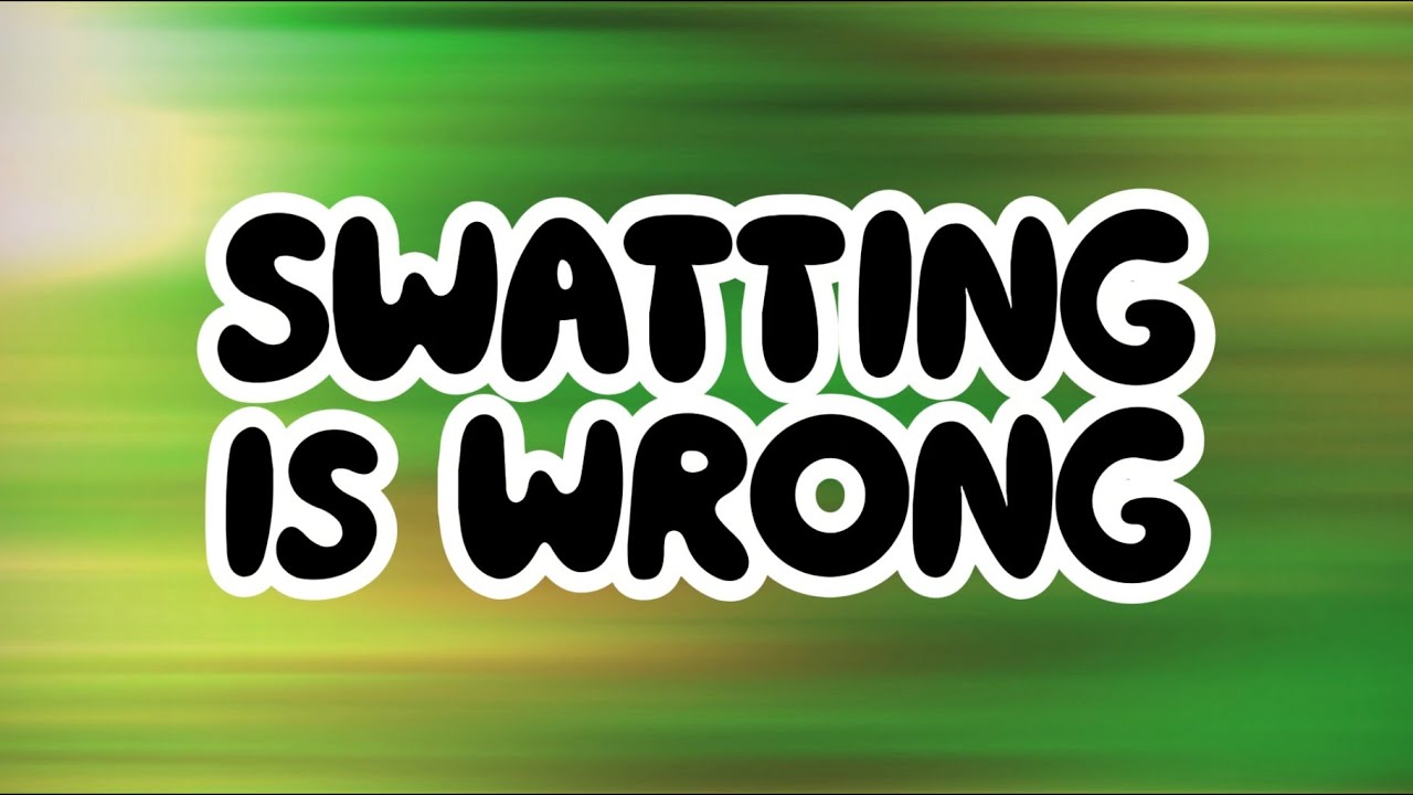 Reasons Why Swatting Is Wrong (Solo Rant) - YouTube
