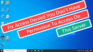 Fix Access Denied You Don