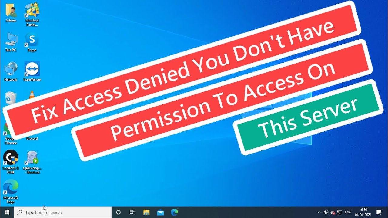 Fix Access Denied You Don t Have Permission To Access On This Server 
