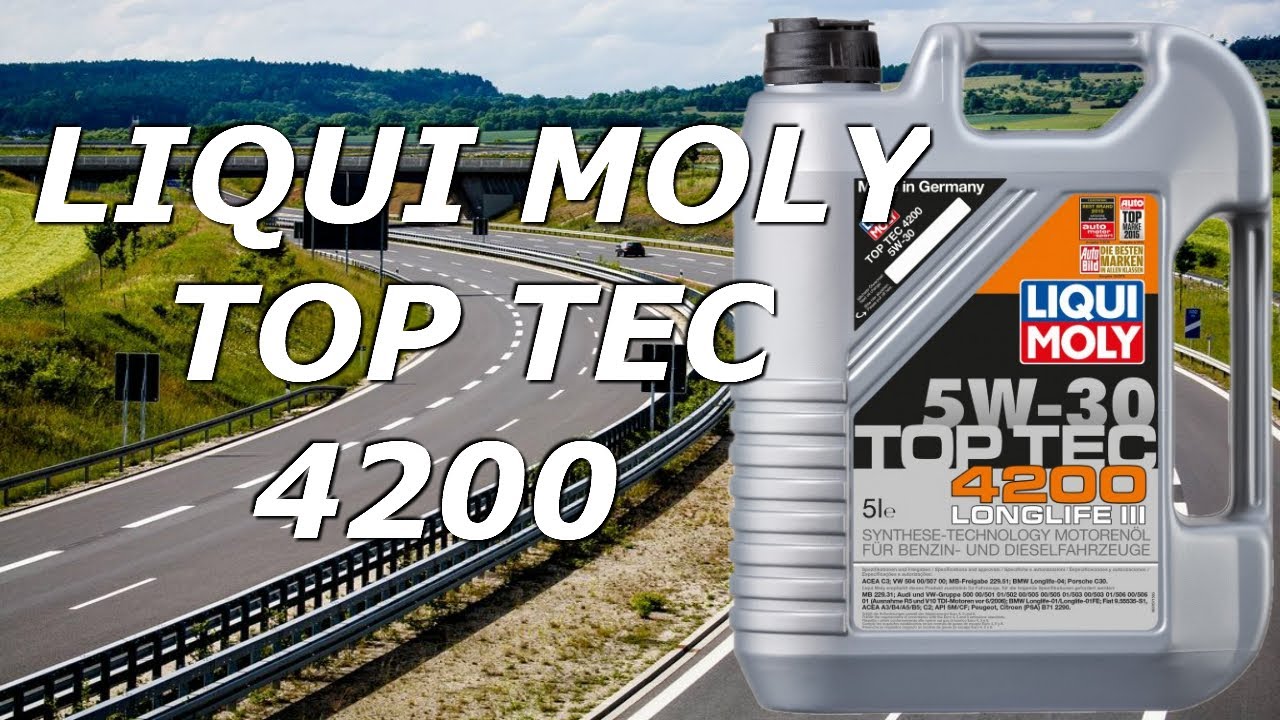 Liqui Moly Top Tec 4200 5w-30 Motor Oil - Made in [GERMANY