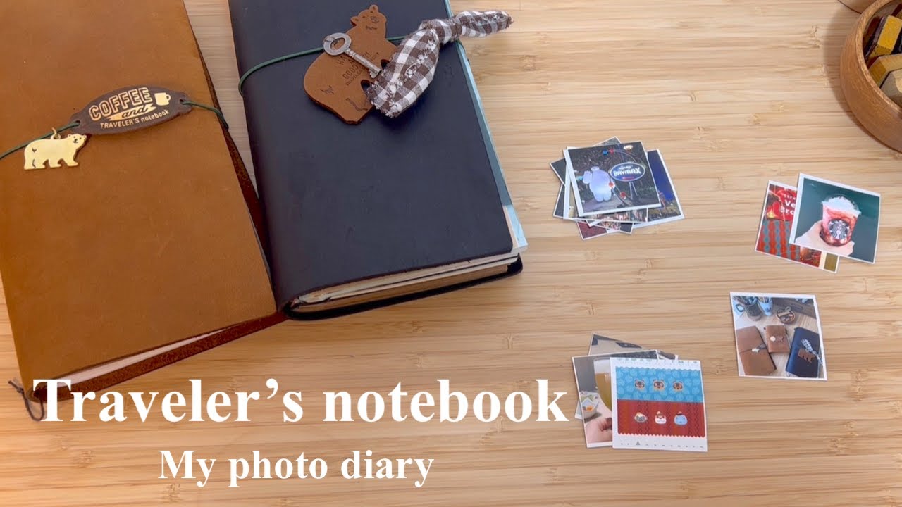Traveler’s notebook/トラベラーズノートの使い道✍️写真と日記でお気に入りのトラベラーズノートに☺︎📷