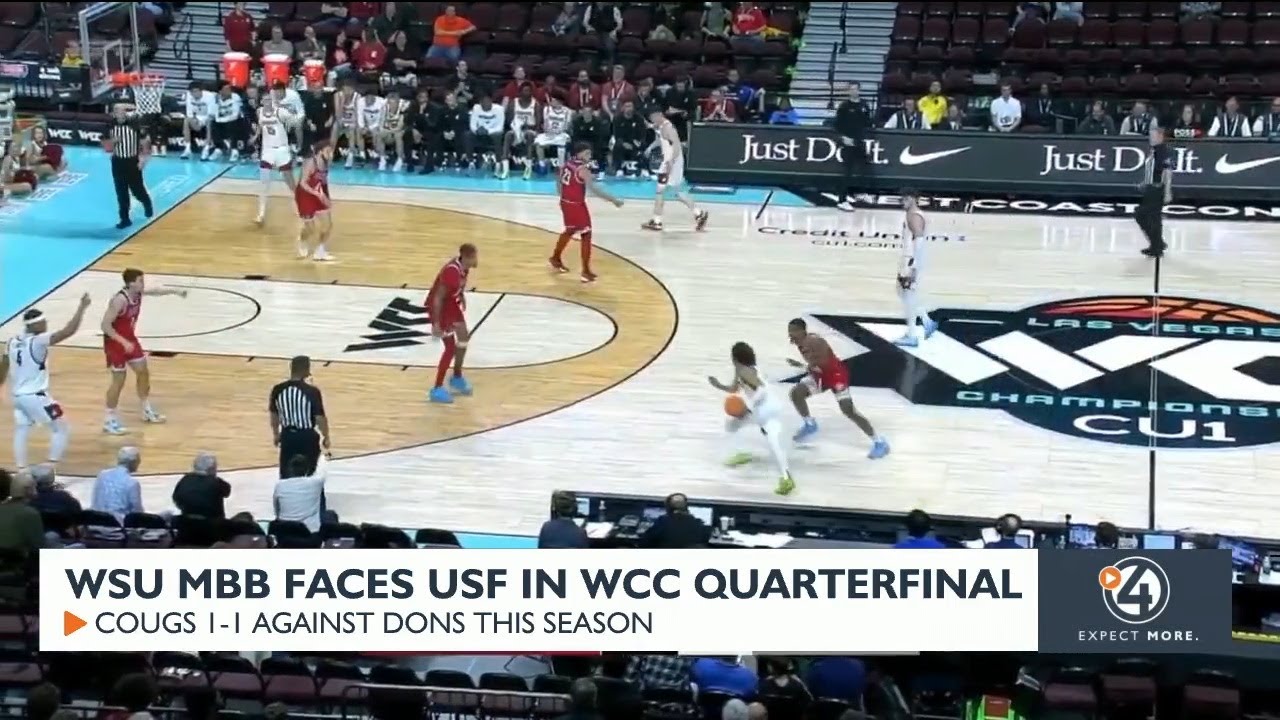 WSU MBB faces USF in WCC quarterfinals