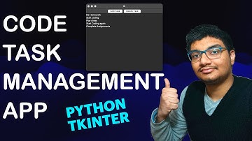 How to make a todo-list app in tkinter Python
