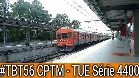 #TBT56 CPTM - TUE Série 4400 Partindo da Estação Calmon Viana - Linha 11- Coral.