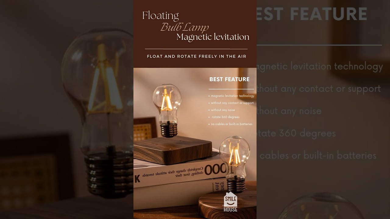 Levitating Bulb Lamp