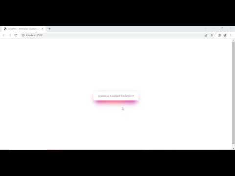 HTML and CSS animated Gradient Underglow