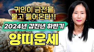 ✨2024년 하반기 양띠운세✨ 이 영상 안보시면 100% 후회합니다! 돈 다발로 쓸어담아 인생 초대박나는 양…