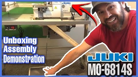 Juki MO-6814S Serger/Overlocker Full Assembly & Demonstration | In Depth Step by Step Guide