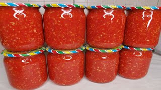 🍅 САМАЯ ВКУСНАЯ АДЖИКА На ЗИМУ ! 🍅🌿 ОБАЛДЕННЫЙ РЕЦЕПТ из ТАШКЕНТА❤️