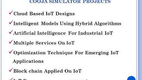 CONTIKI COOJA SIMULATOR PROJECTS | CONTIKI COOJA SIMULATOR THESIS