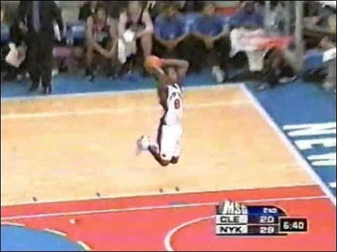 Latrell Sprewell Dunk Golden State Warriors