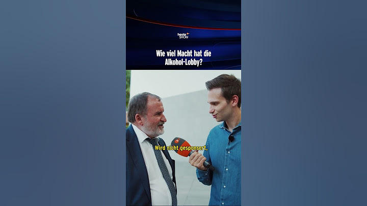 Wie viel Macht hat die Alkohol-Lobby? | heute-show #shorts