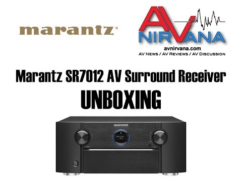 Marantz SR7012 AV Surround Receiver UNBOXING