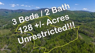 94 Burleson Rd Spruce Pine NC | 128 Acres! | Unrestricted!