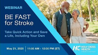 BE FAST for Stroke Webinar