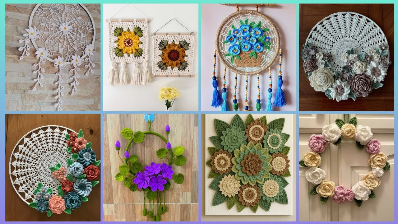 Most beautiful stylish crochet wall hanging  ideas for 2025