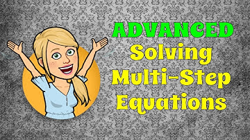 Solving Multi-Step Equations in FIVE Steps 🖤