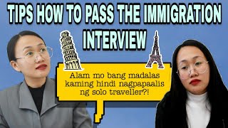 HOW I PASSED MY IMMIGRATION INTERVIEW | #TIPS | SOLO TRAVELLER | FIRST TIME ABROAD | Rose Wanders