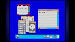 Acorn Archimedes : Arthur OS 0.30 (Simulated monitor)