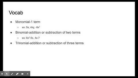 Math 2 1-5 Multiplying Polynomials Intro