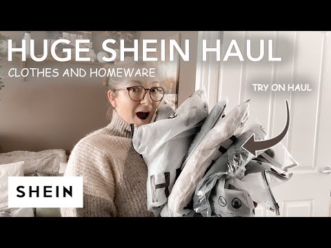 HAUL: Huge Shein Haul and try on 2024 - Homeware and Clothes