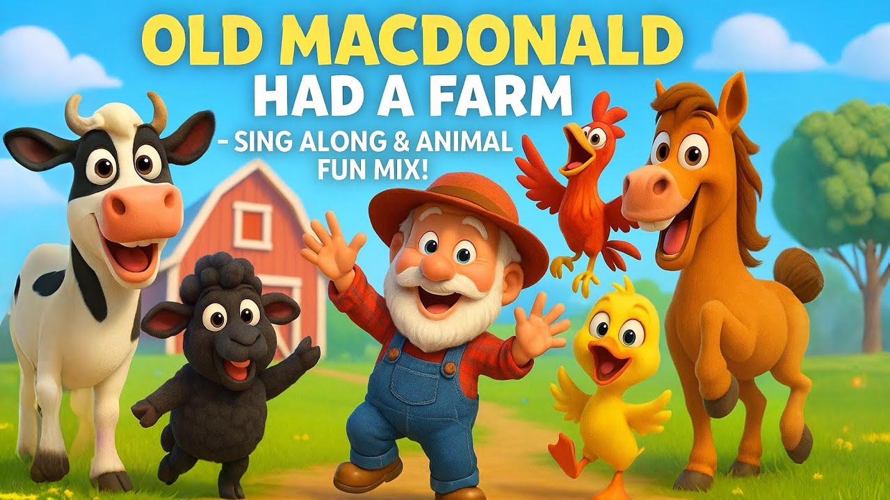 Old MacDonald Had a Farm – Sing Along & Animal Fun Mix! 🐄🎉 - YouTube